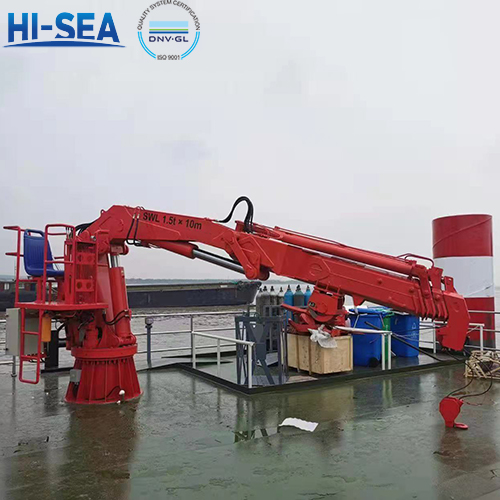 Regular inspection of marine cranes